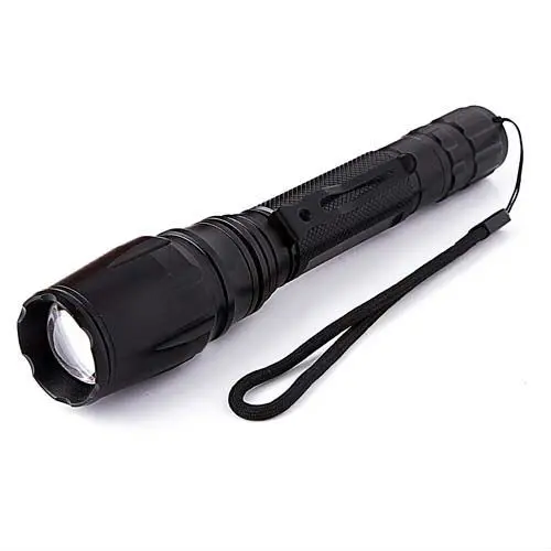 T6G-2 Lens Clip Telescopic Focusing Zoom Mid Switch 5 Modes Cree XML T6 LED 2x18650 Aluminum hunting Flashlight Torch | Освещение