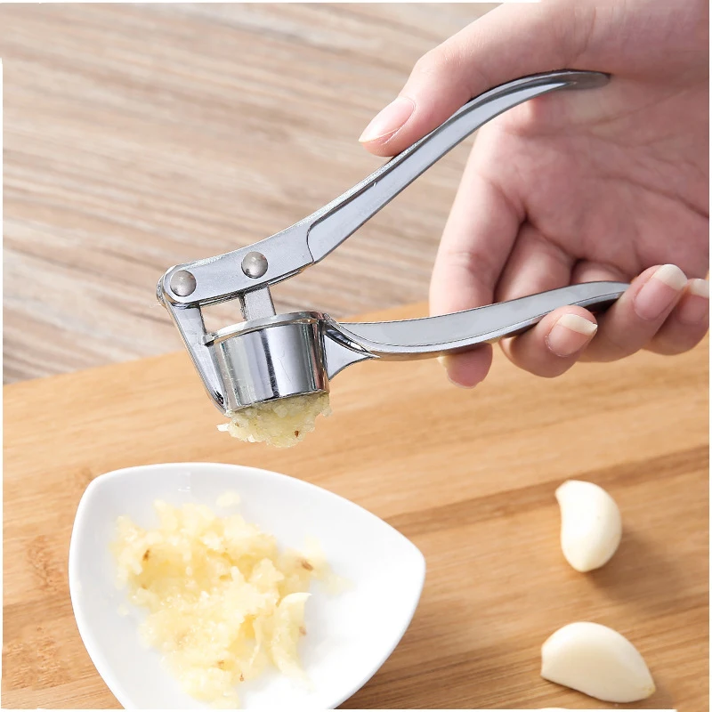 

3cm Round Stainless Steel Kitchen Squeeze Tool Alloy Crusher Garlic Presses Fruit & Vegetable Cooking Tools Accessorie