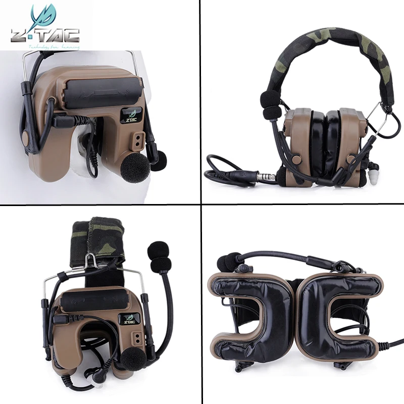 Fones de Ouvido com Cancelamento de Ruído Fones de Ouvido Fone de Ouvido Z-tactical Airsoft Sordin Tático Comtac iv In-the-ear Militar Rádio Softair 20 Esporte e Lazer