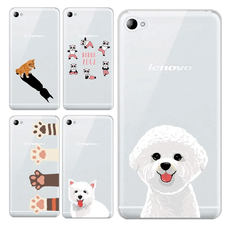 Fox Soft Clear TPU Phone Case For Lenovo S60 S90 A2010 A1000 A5000 A7000 K4 K5note Cat Panda Dog Printed Cover Free Shipping | Мобильные