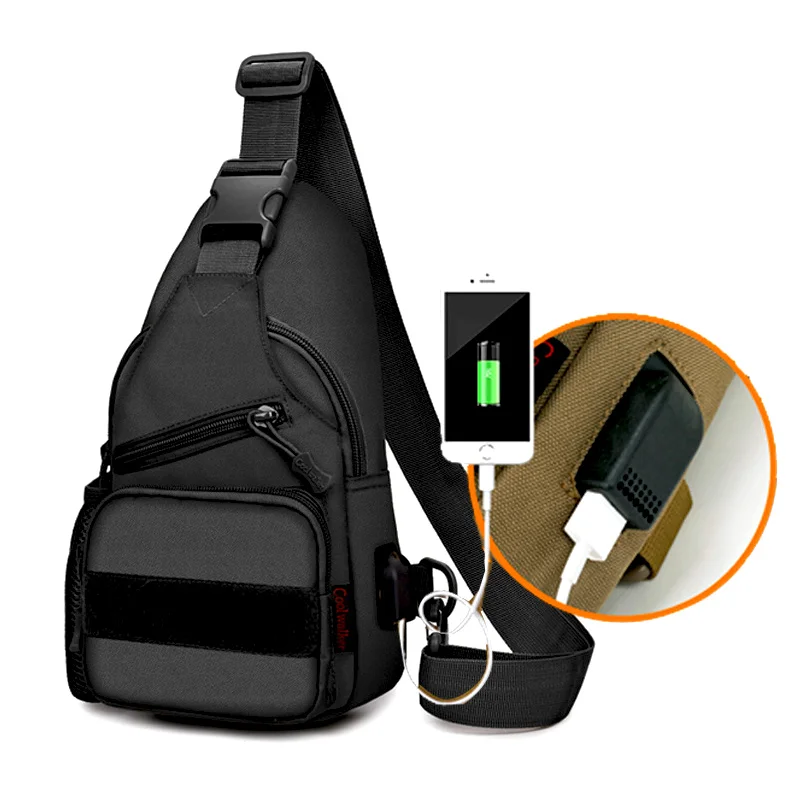 

Outdoor Tactical Backpack Military Sport Pack Daypack Shoulder Backpack for Camping Hiking Trekking Rover Sling Pack Chest Pack