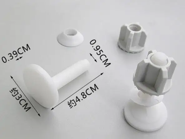 

various toilet cap and seat plastic fixing screw round rectangle square a pair