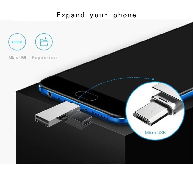 2 в 1 Micro USB OTG адаптер Мужской к USB 2,0 Женский конвертер TF Micro SD Android Phone Card Reader для samsung Xiaomi huawei