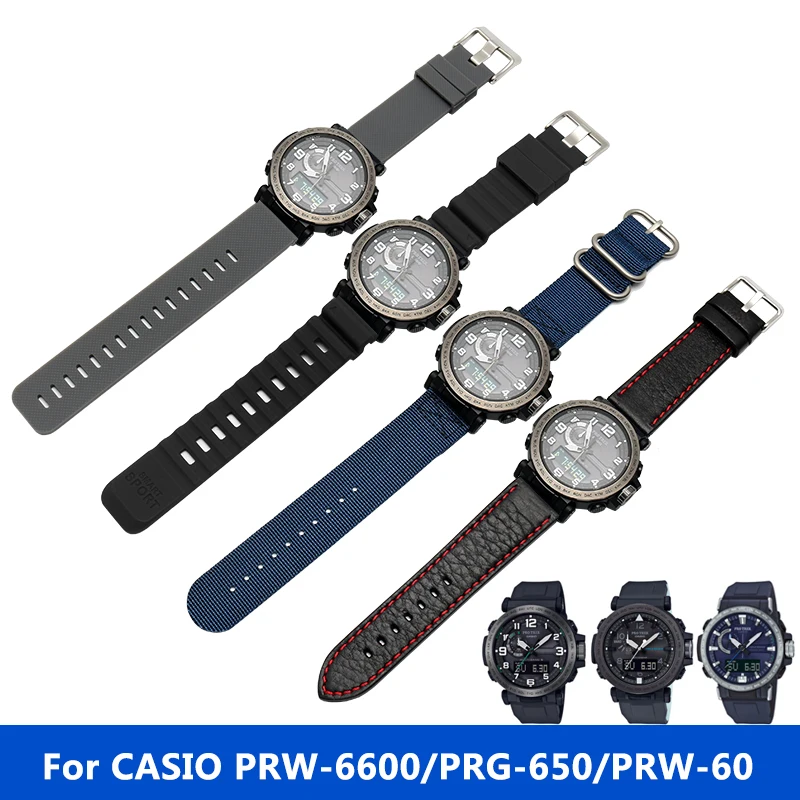 Новый высококачественный ремешок для наручных часов CASIO мужские часы с резиновым