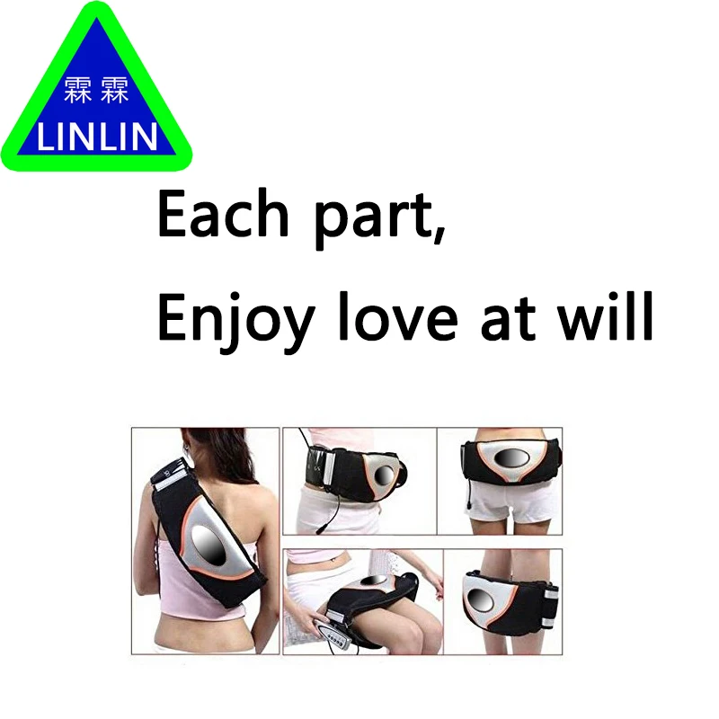 LINLIN Сауна Отопление вибрирующий пояс. Пояс для похудения. Массаж Flex Chinelo вибро