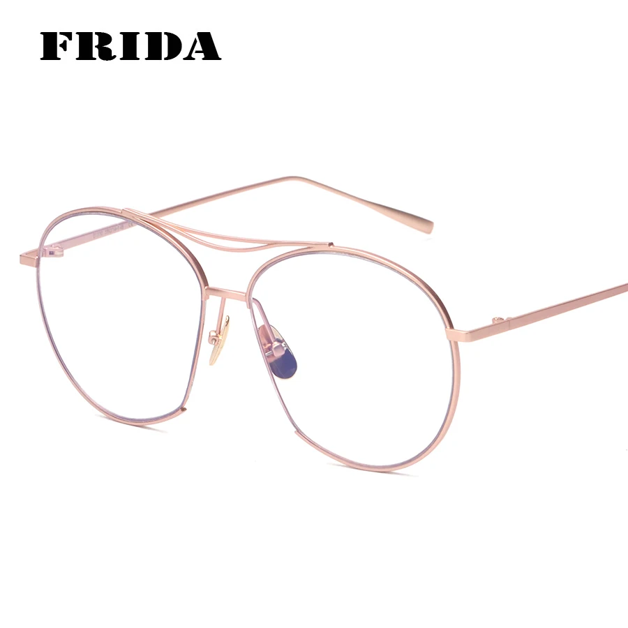 

BANSTONE Fashion Cut Off Trimming Frame Rose Gold Plain Glasses Brand Design Eyewear Frame Glasses Frame Oculos De Grau