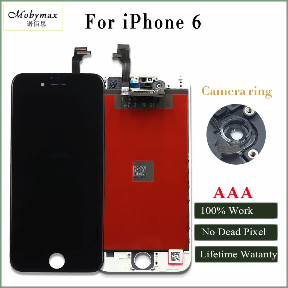 Mobymax AAA Quality LCD Screen For IPhone 6 Display Assembly Replacement With Original Digitizer Phone Parts