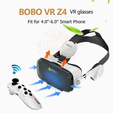 Realidad Virtual Google Cartón VR CAJA Original bobovr Z4/Z4 Mini gafas 3D + Controlador de Bluetooth para 4-6 ‘Teléfono Móvil inteligente