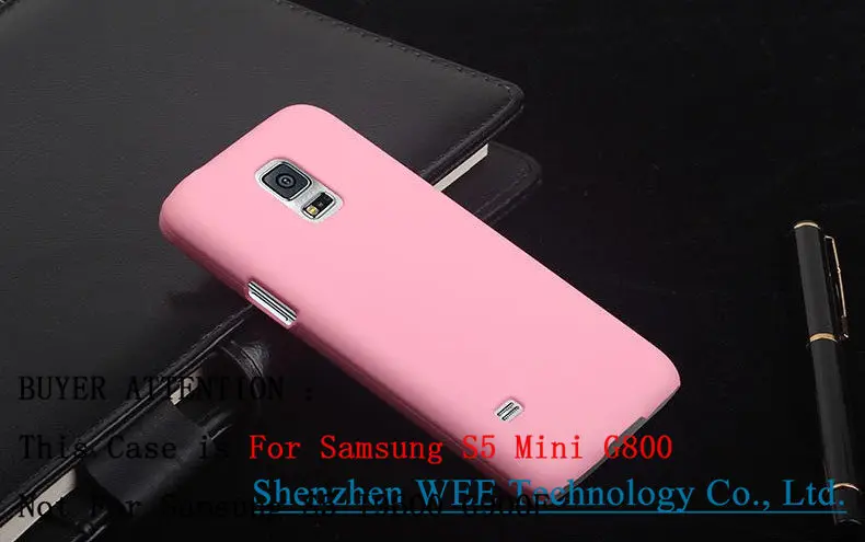 Akabeila телефон сумка чехол для samsung Galaxy S5 мини корпус крышка SV Mini G800F G800A G800 S5Mini SVmini пластиковый матовый чехол - Цвет: pink