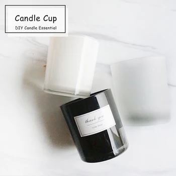 

3PCs Decorative Candle Jars Glass DIY Candle Making Bougies Decoratives Maison Gift Party Home Decoration Christmas Art Small