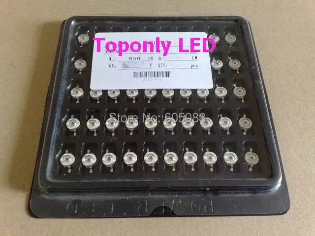 

2018 hot selling 3w Epistar chips high power led infrared 850nm DC1.8-2.2v 700mA 200pcs/lot wholesale&retail DHL free shipping