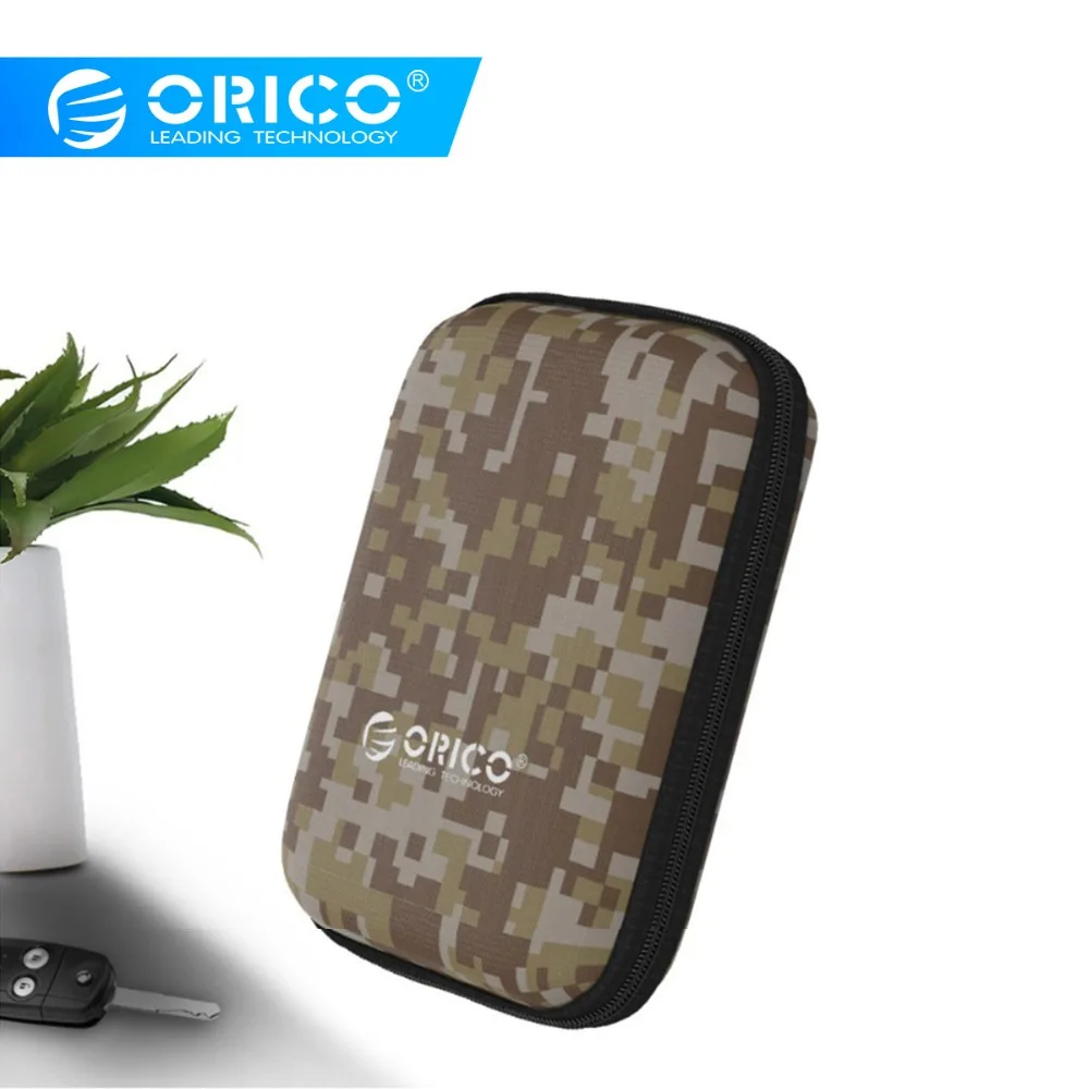 ORICO 2,5 HDD/SSD коробка сумка чехол Портативный жесткий диск сумка для внешнего портативного HDD Usb кабели power bank зарядные устройства картридеры