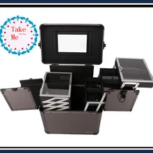 DHL профессиональный косметичка Макияж Красота случае тележка Макияж коробка