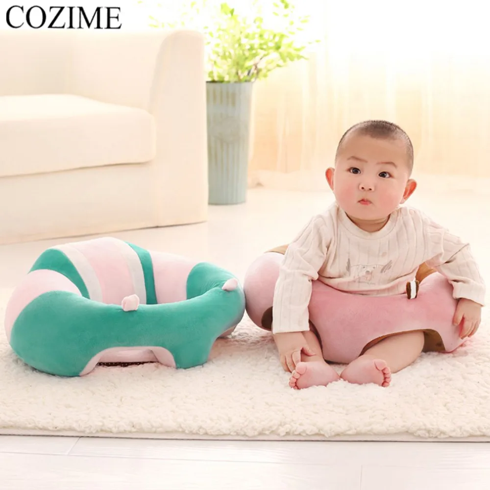 Cozime Newborn Baby Safety Inflatable Chair Seat Dining Lunch Sofa Baby Feeding Chairs Sofa Infant Bag Kids Children Chair Princess Portable Seat For Comfortable Sitting