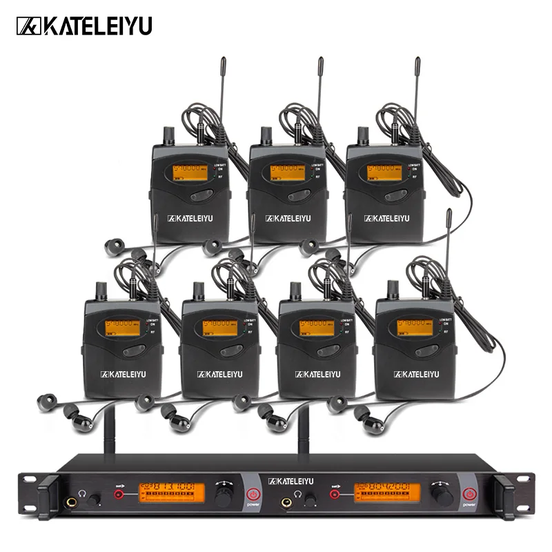 

EM2050 Wireless in ear Monitor System 7 ear monitoring systems wireless stage monitor system EM2050 IEM bodypack monitor