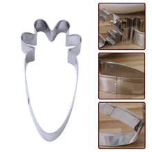 1 шт. 3D из нержавеющей стали морковь форма печенья резак инструмент для вырезания печенья для печенья кухонные аксессуары