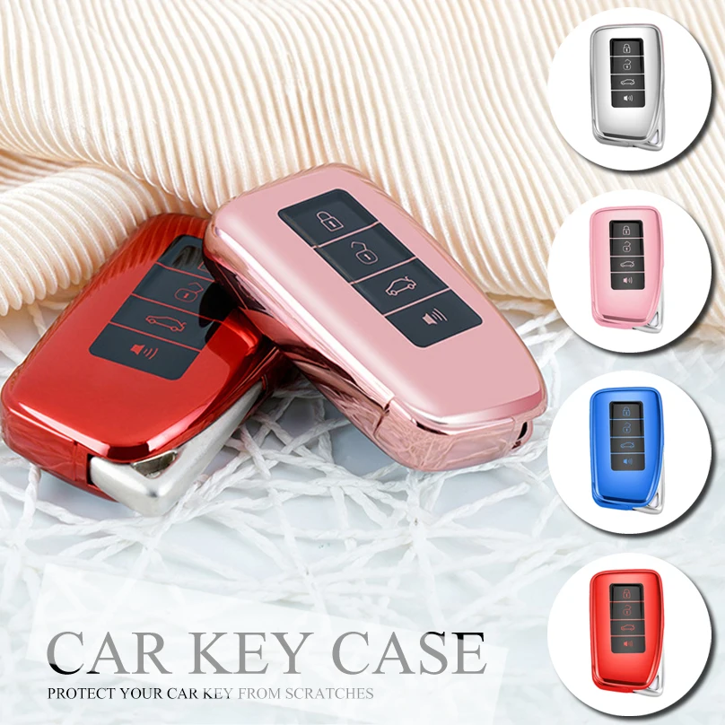 

Soft TPU Car Key Cover Case For Lexus NX GS RX IS ES GX LX RC 200 250 350 LS 450H 300H Key Case Accessories