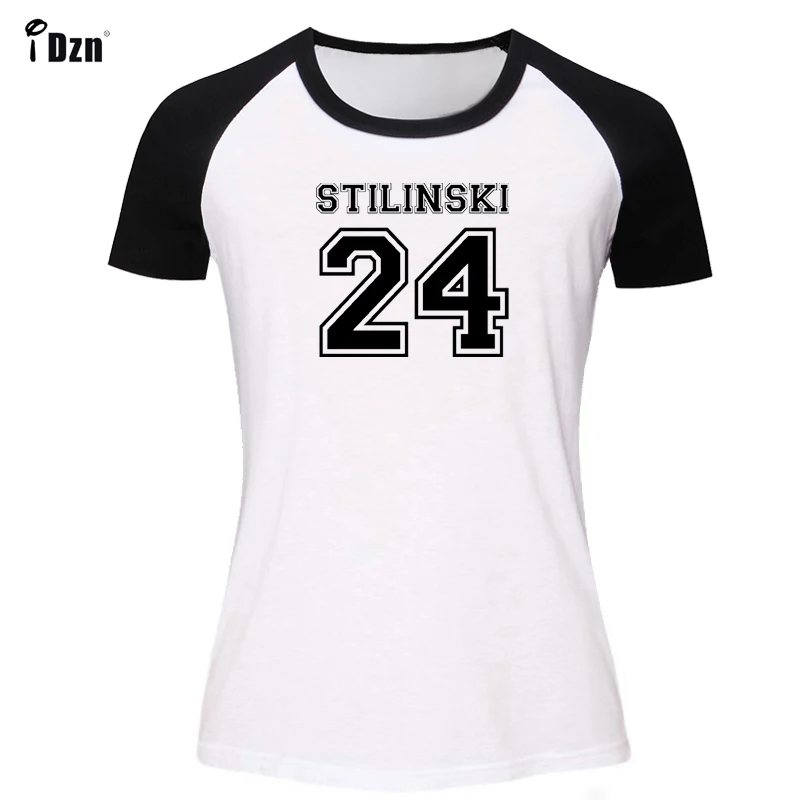 Летние повседневные хлопковые футболки Stilinski No.24 футболка с принтом женские