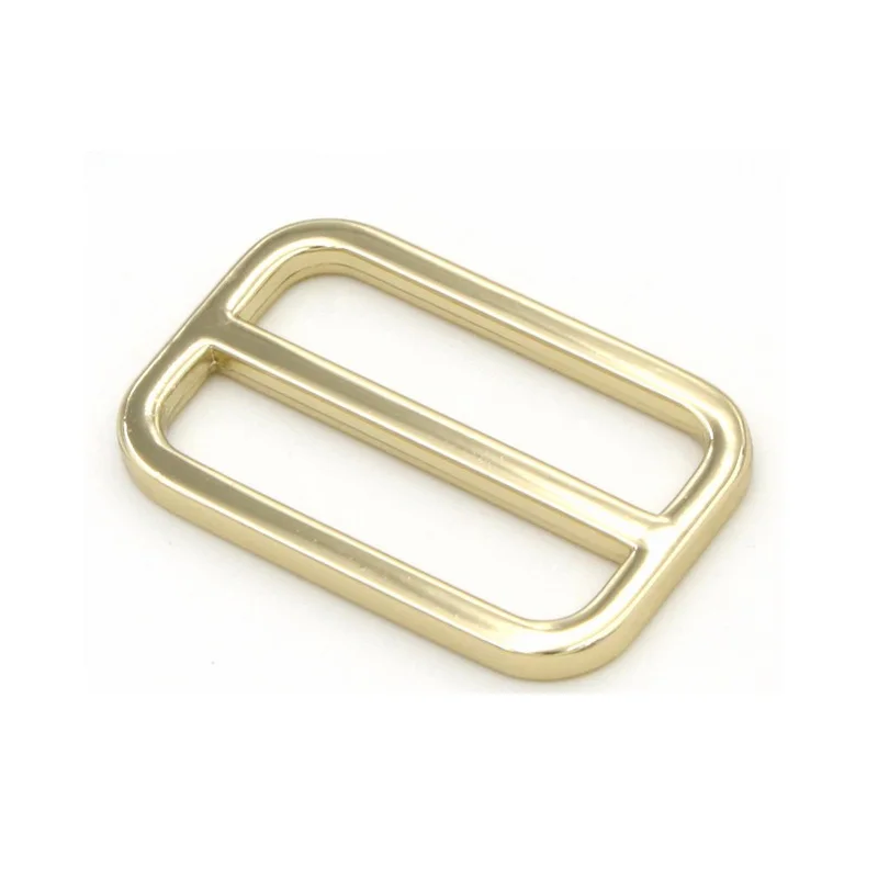1.25 Inch (30mm) Golden Leather Strap Adjuster Slide Buckle,rectangle Sliders Bag Parts