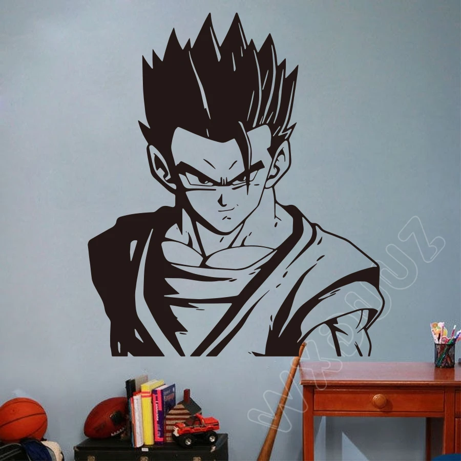 

new cartoon dragon ball Little Sun Wukong vinyl wall decal stickers home decor kids room art removable Home Decor Z32