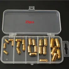 Техас рыбалка группа кривошипно крюк костюмы Рыбалка Соблазнительные аксессуары набор светящиеся бусины 1,8/3,5/5,0/7,0/10,0g Медь пуля