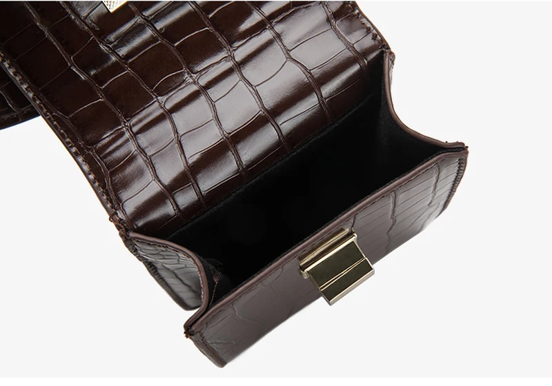Новая Винтажная Женская поясная сумка из крокодиловой кожи, сумка через плечо Hobos, нагрудная сумка, PU мини-сумка-мессенджер