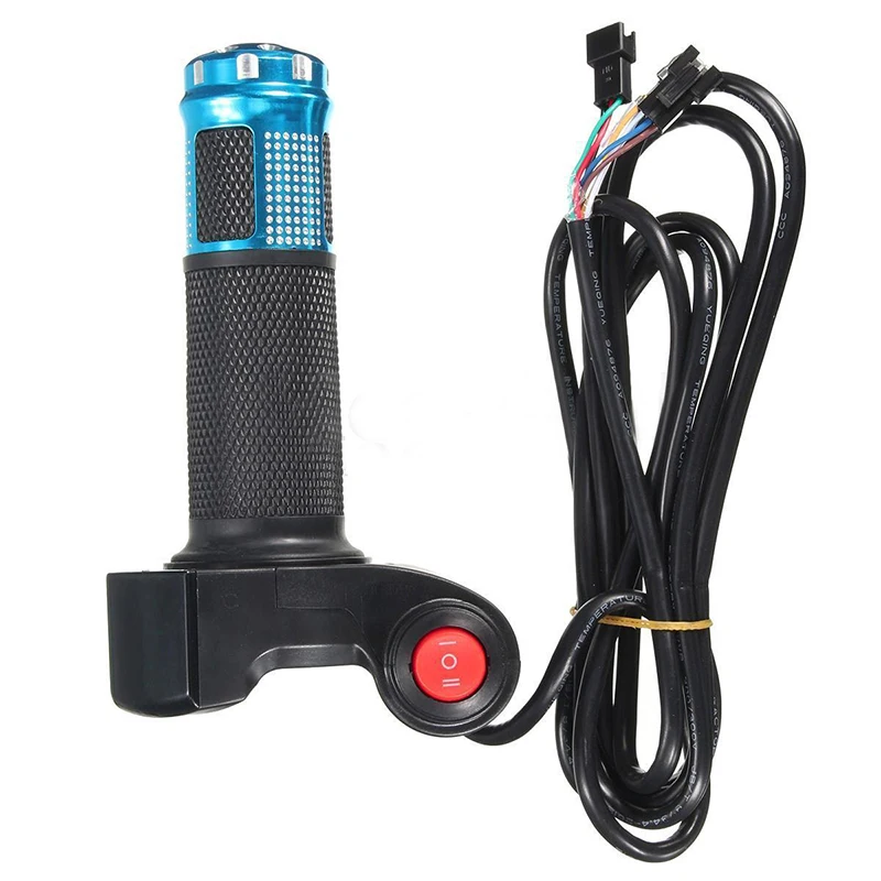 Cheap 1 Pair Universal 24V 36V 48V E-Bike Electric Bicycle Digital Meter Handlebar Throttle For Electric Bicycle E-bike Accessories 4