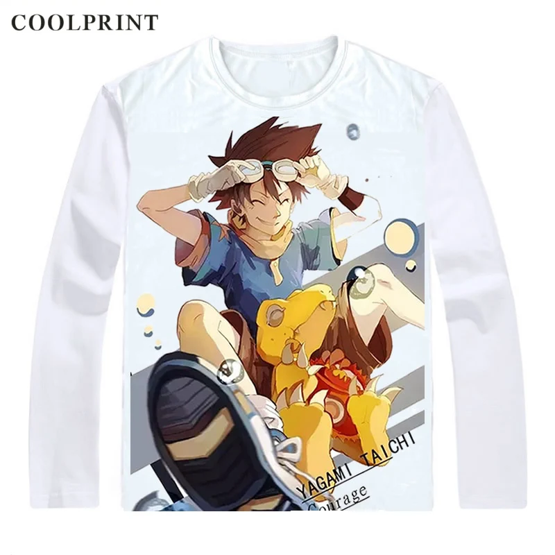 Dejitaru Monsuta Digimon 5 футболок Многоцветные рубашки с длинными рукавами Digimon Savers отряд данных Digimon Seibazu Косплей рубашка - Цвет: Style 7