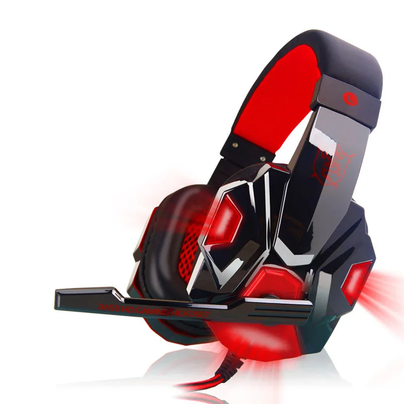 Surround Stereo Gaming Headset Headband Headphone USB 3.5mm LED with Mic for PC LED Light Headphones  Dropshipping #F30OT23 (7)