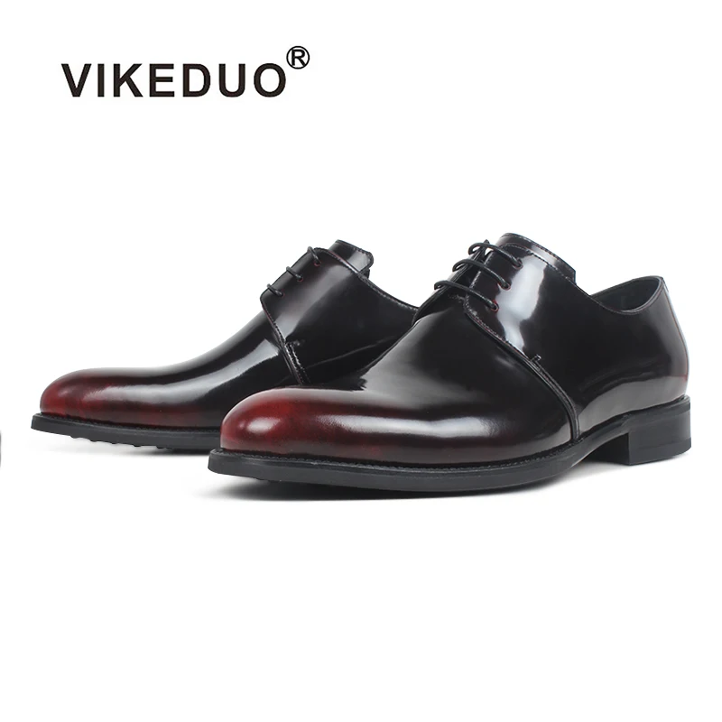 VIKEDUO/Мужская обувь Обувь из натуральной кожи Мужская модельная с круглым носком