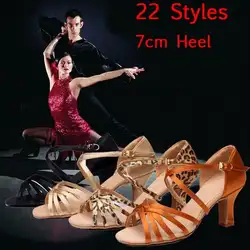 Новинка 2017, 22 стиля, женская обувь, блестящая дешевая обувь для бальных танцев, обувь для сальсы, обувь для танго, обувь для латинских танцев