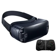 Gear VR 4.0 Virtual Reality 3D Glasses for Samsung Galaxy S9 S9Plus S8 S8+ S6 S6 Edge S6 Edge+ S7 S7 Edge + Bluetooth Gamepad