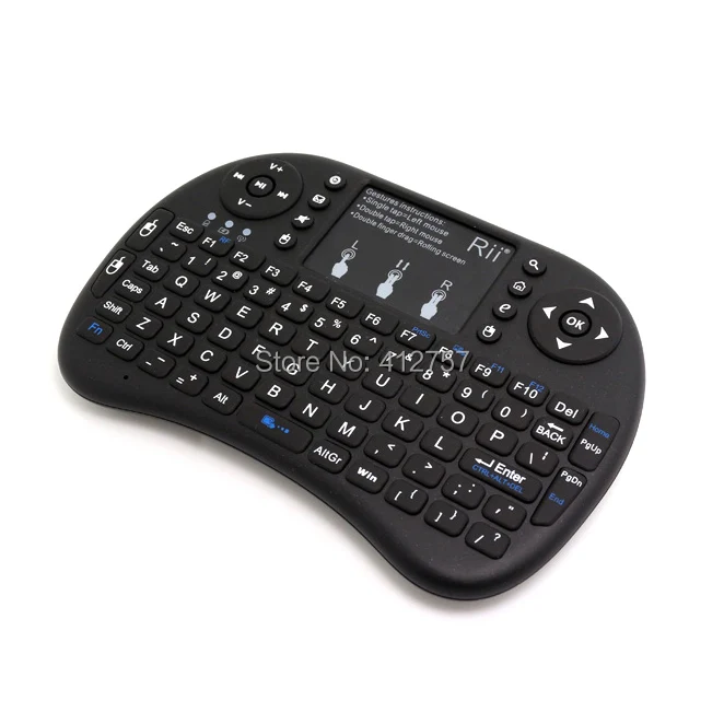 Беспроводная мини клавиатура Rii i8 + с подсветкой 2 4G Air Mouse тачпад для ПК ТВ