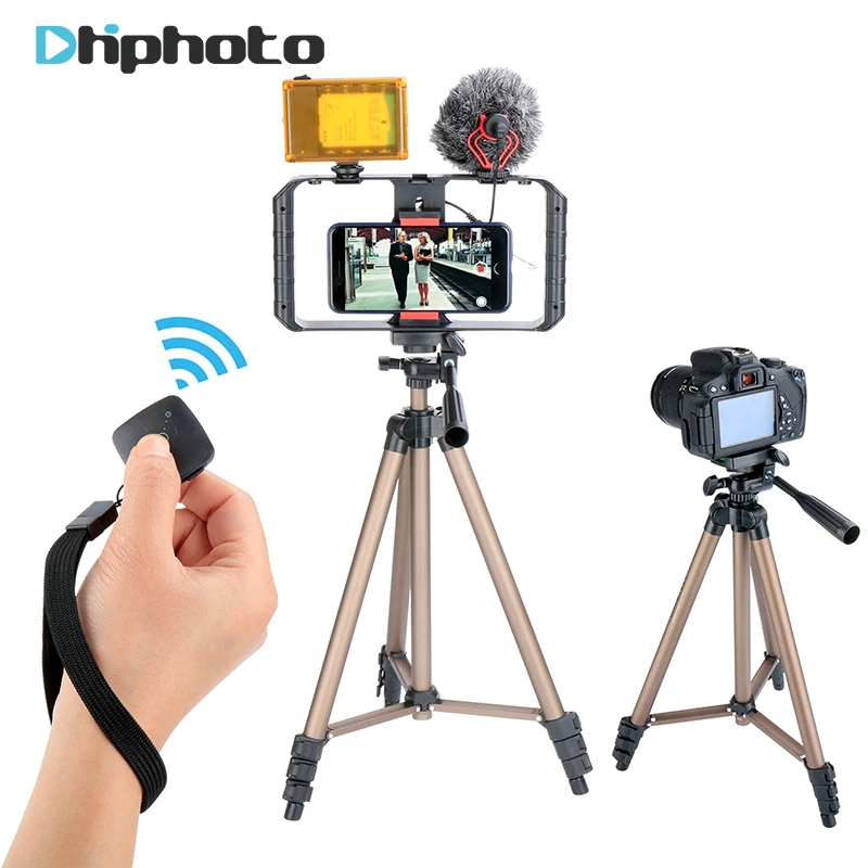 Ulanzi 50inch Compact Aluminum font b Smartphone b font Selfie Video Tripod Travel Monopod for iPhone