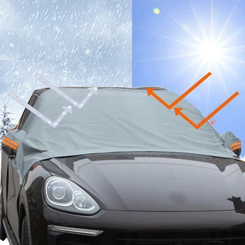 

Car Windshield Cover Sunshade Protection Cover Snowproof Ice Dustproof Shield For Windscreen Window Covers Car Accessories