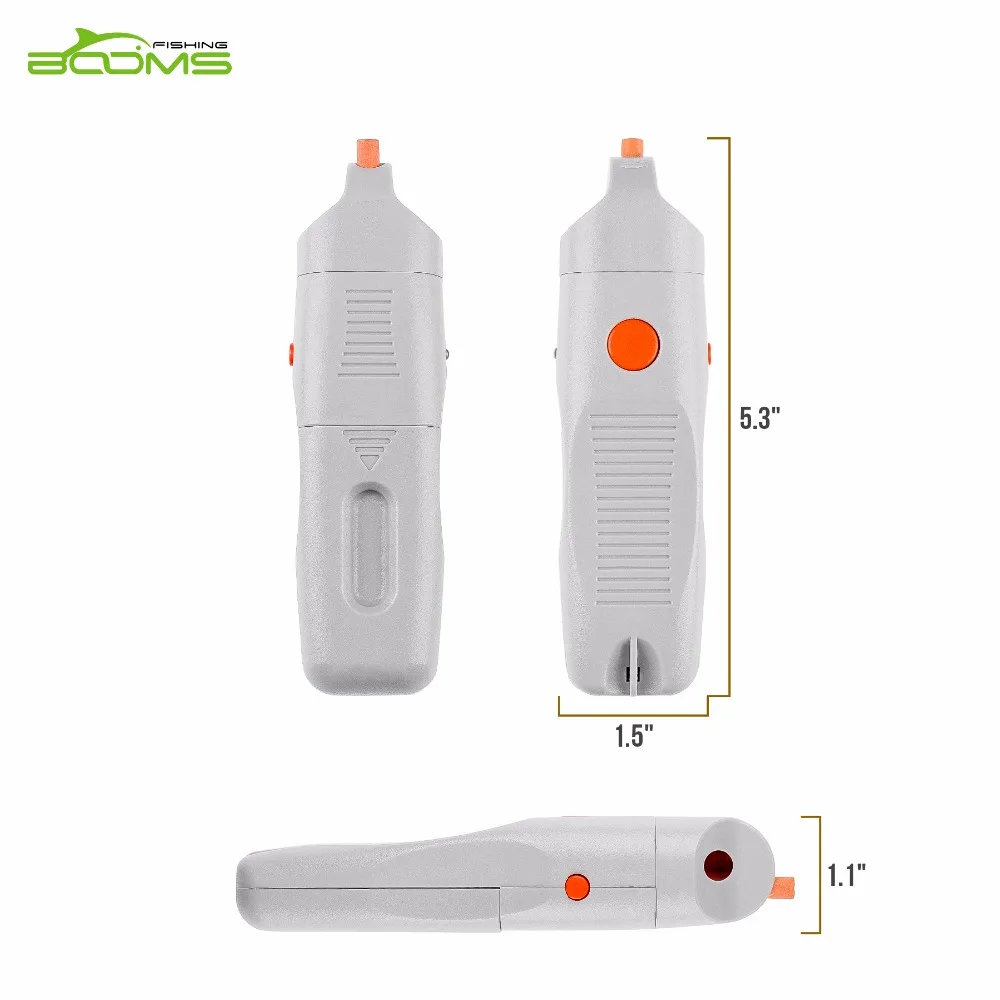 Booms Fishing LS1 Line Stripper for Remover Line from reel with Electric Hook Sharpener and LED Light