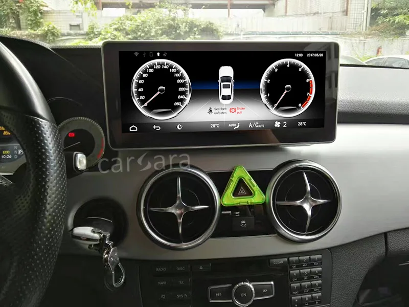 Carsara Android дисплей для Benz GLK X204 2013- 10,25 дюймов сенсорный экран gps-навигация, радио, стерео тире мультимедийный плеер