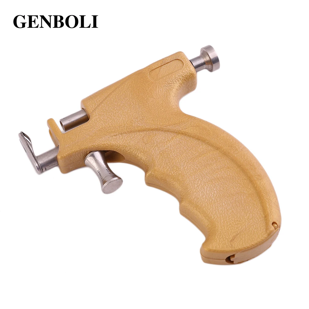 New Professional No Pain Ear Nose Piercing Gun Tool Kit Stainless Steel