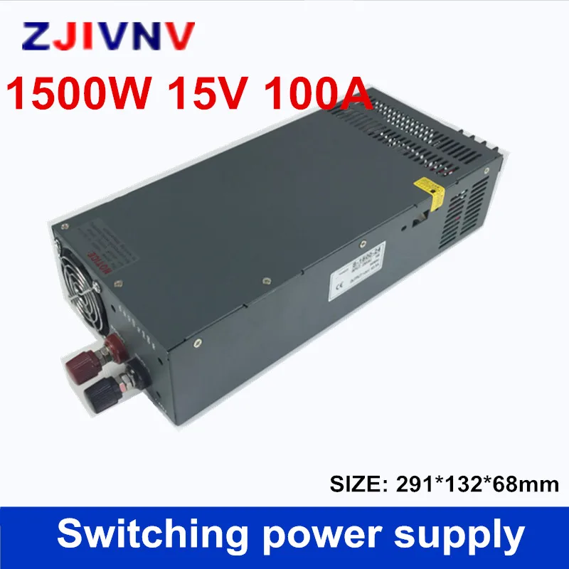S 1500 15V импульсный источник питания Вт 15В 100А одиночный выход параллельный Ac Dc