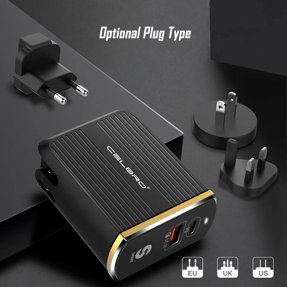 Зарядное устройство USB PD Quick Charge 3 0 Type C настенное зарядное 5 В/3A для Google Pixel 2 XL Nexus 5X 6P