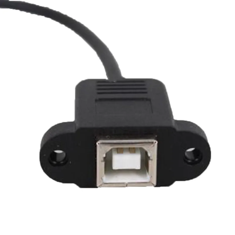 1 шт. правый угол Тип USB B &quotпапа&quot в Женский принтер Панель для крепления на