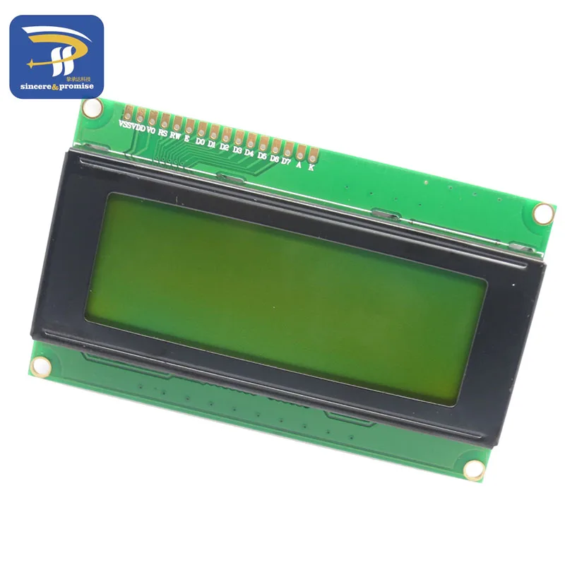 1 шт. ЖК плата 2004 20*4 lcd 20X4 5 V желто зеленый экран дисплей модуль для arduino|lcd module|lcd