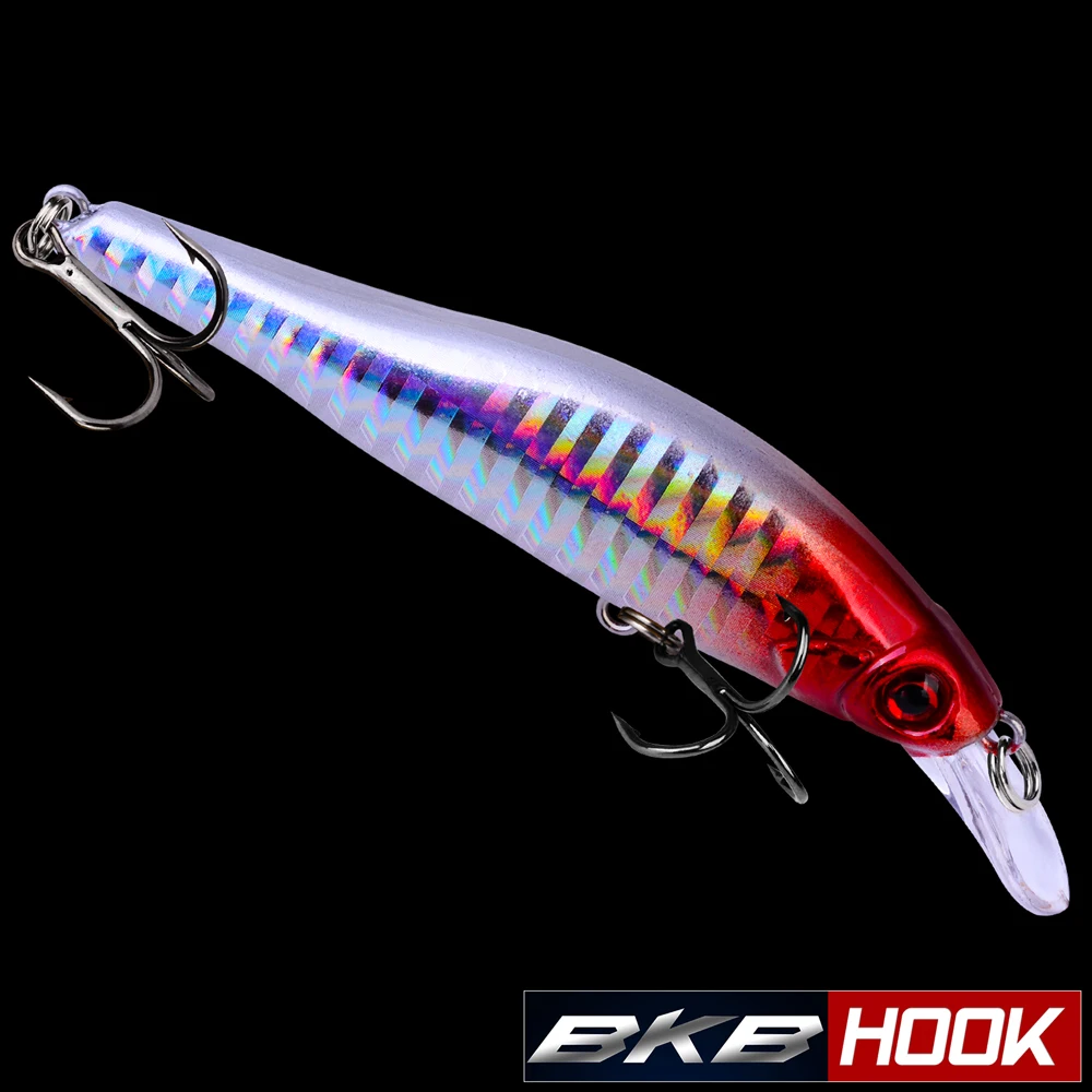 

1 Pc Fish Fishing Lure 9.8cm-3.86" Artificial Hard Bait 5 Color 11.5g-0.41oz Fishing Lures with 8# BKB Hooks Minnow DW1084 2018