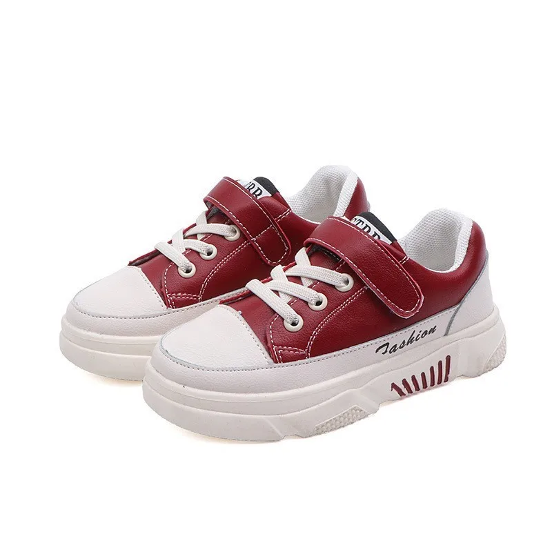 CNFSNJ جديد العودة إلى المدرسة الخريف جديد الفتيان الفتيات أحذية أطفال أحذية رياضية الأطفال عارضة تشغيل أحذية رياضية الفتيان الأبيض أحذية تزلج