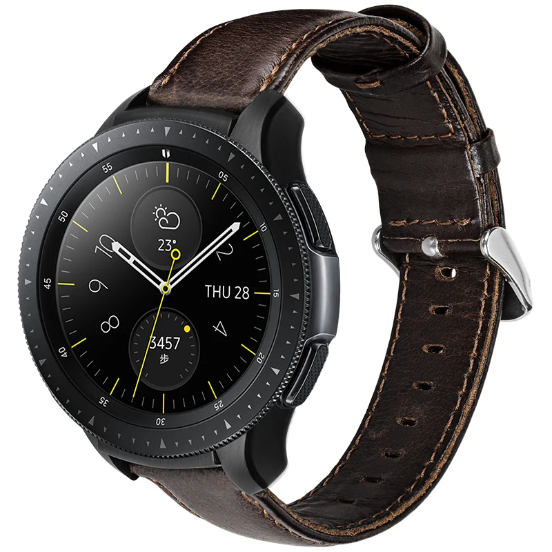 HOCO Quick Release ремешок для часов 20 мм из натуральной кожи Samsung Galaxy 42 мм/Gear S2 Смарт часы