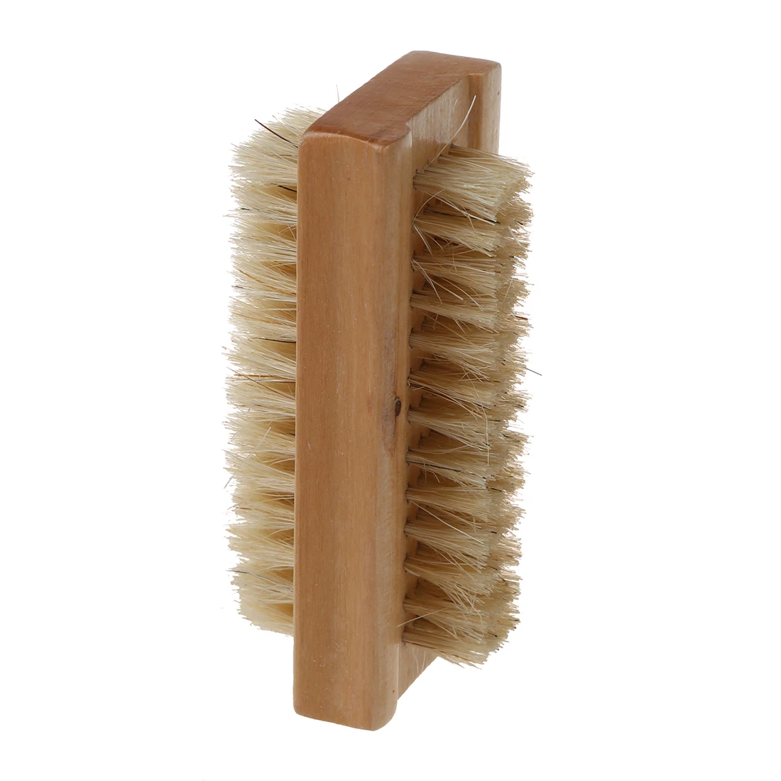 HOT Wooden Double Sided Handle Nylon Bristle Manicure Pedicure