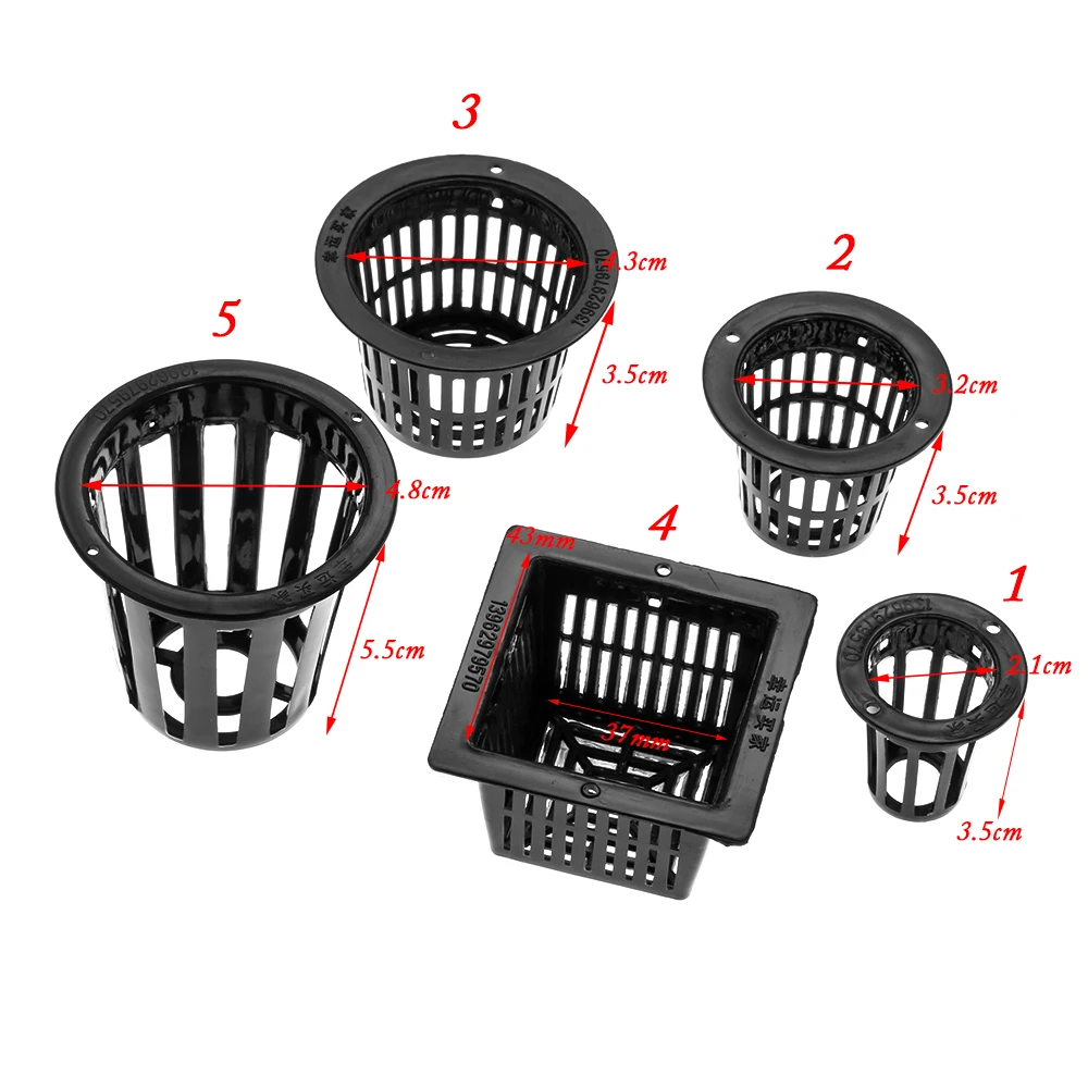 10 шт./компл. сверхмощный сетчатый горшок чистая чашка корзина гидропонная аэропонная растение выращивать сад клон садовые инструменты