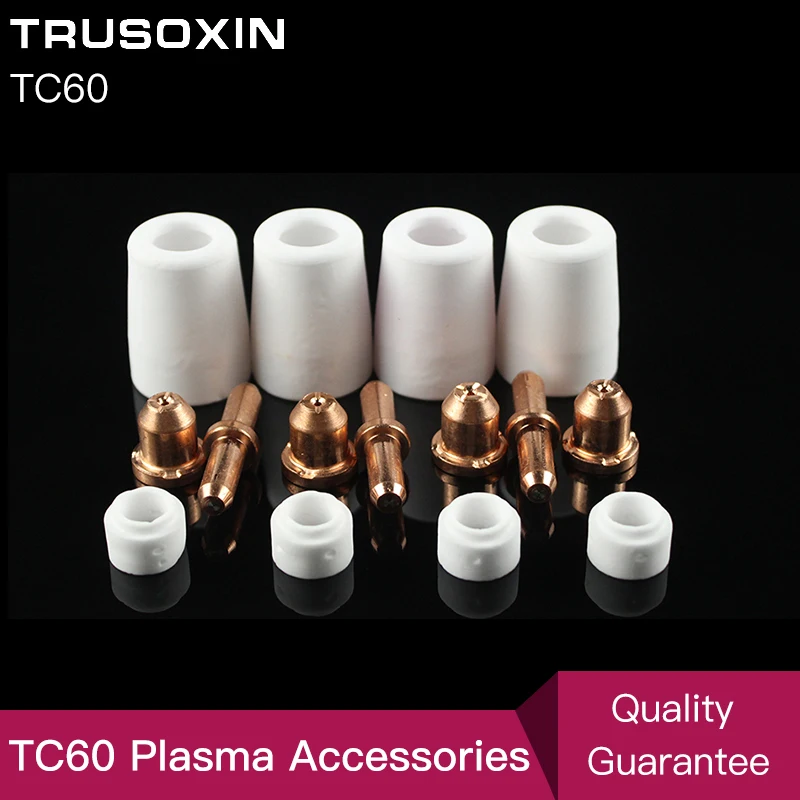 40 pcs Inverter DC Plasma Cutter Accessories/Consumables 60A TC60 Cutting Gun/Torch Electrodes Tips Gas Ring and Shiled Cups 40 pcs Inverter DC Plasma Cutter Accessories/Consumables 60A TC60 Cutting Gun/Torch Electrodes Tips Gas Ring and Shiled Cups