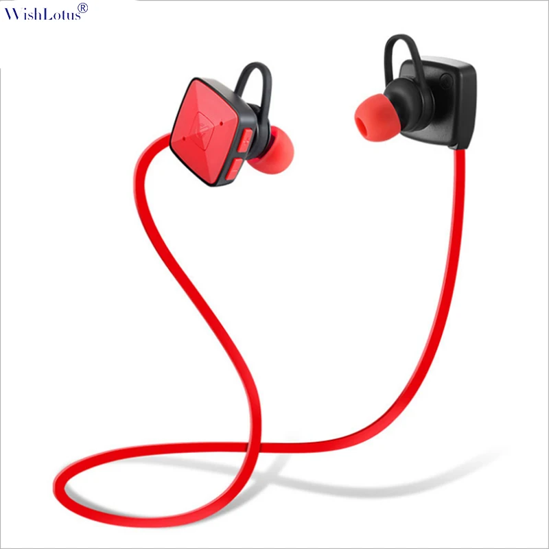 Wishlotus M3 Menjalankan Sport Bluetooth Earphone Nirkabel In-Ear Earphone Binaural Stereo Handphone Umum Bluetooth 4.1