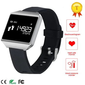 

Hot Selling 2018 Smart Band Electrocardiogram ECG revie Blood pressure Heart rate monitor Smart Wriatband IP67 Waterproof band